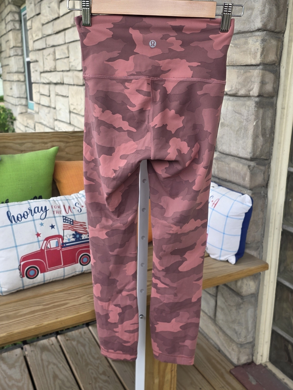 Lululemon Leggings Wunder Train High Rise Tight Size 4 Camo